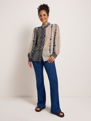 Silk blouse print Tabu from LANIUS