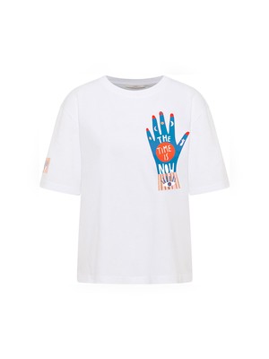 Statement shirt “The Time is now” (GOTS) from LANIUS