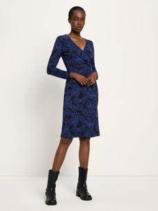 Wrap-effect dress via LANIUS
