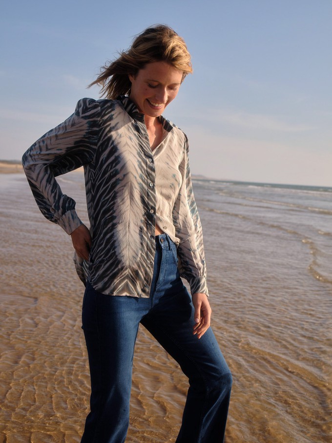 Silk blouse print Tabu from LANIUS