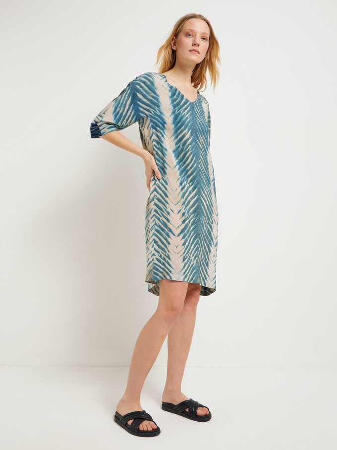 Silk dress print Tabu from LANIUS