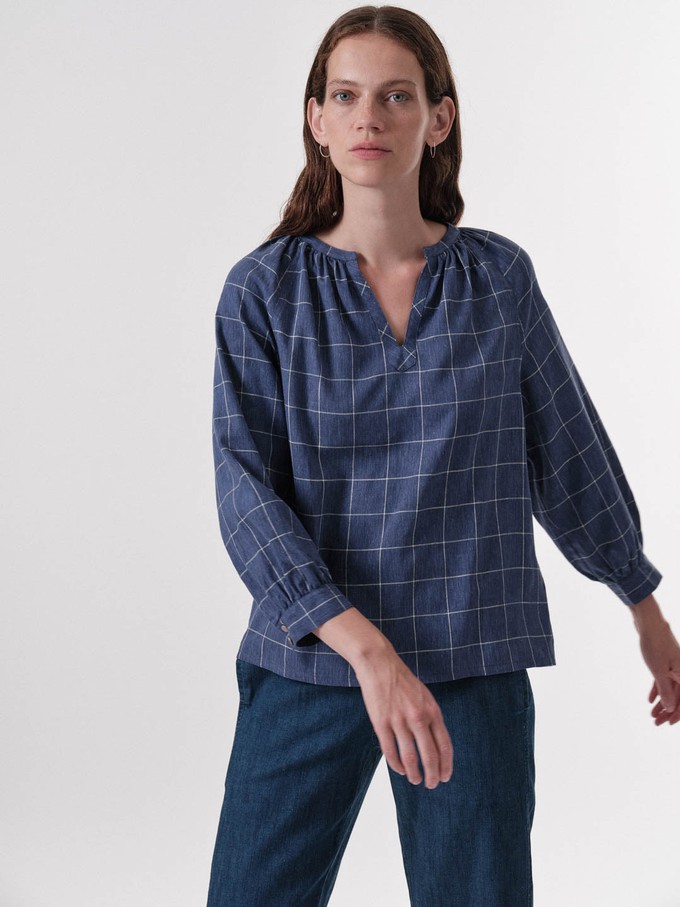 Check blouse from LANIUS