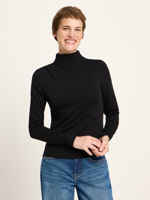 Shirt with stand-up collar from LANIUS