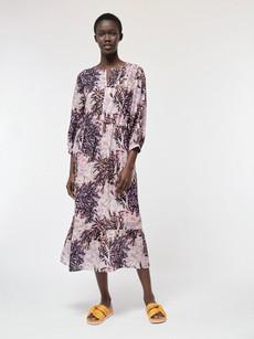 Midi dress print vintage flower via LANIUS
