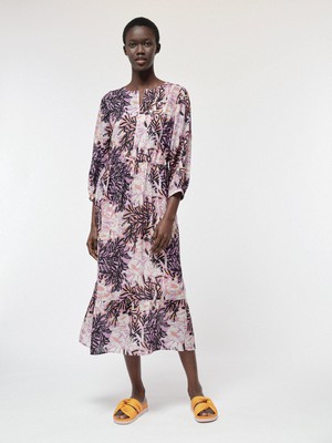 Midi dress print vintage flower from LANIUS