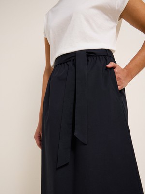 Midi skirt with belt (GOTS) from LANIUS
