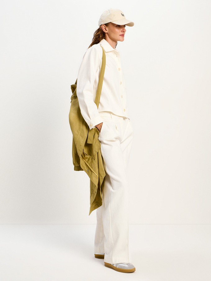 Vorbestellung - Hose mit Bundfalte (GOTS) from LANIUS