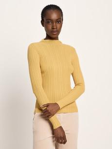 Ribbed sweater (GOTS) via LANIUS
