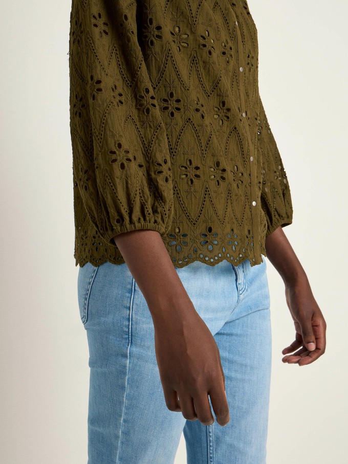 Organic cotton lace blouse from LANIUS