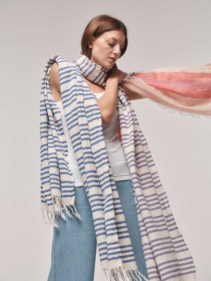 Striped scarf from LANIUS