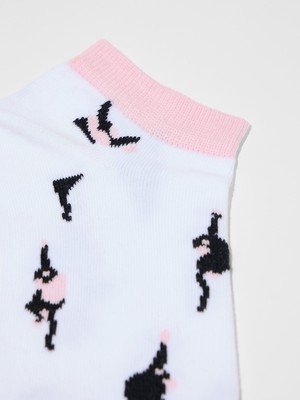 Sneaker socks with intarsia (GOTS) from LANIUS
