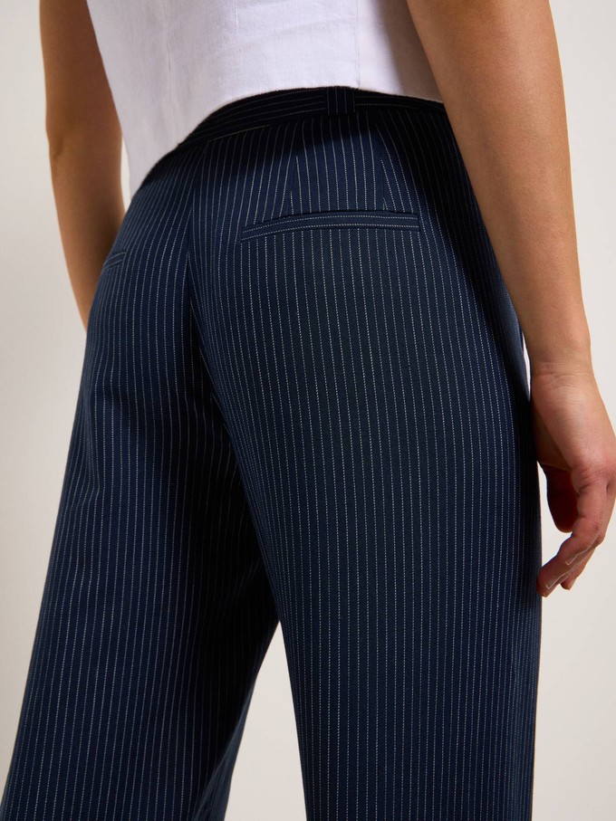 Pinstripe Marlene trousers from LANIUS