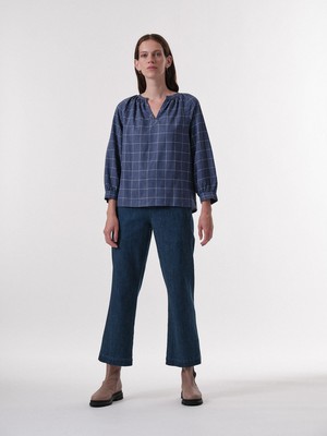 Check blouse from LANIUS