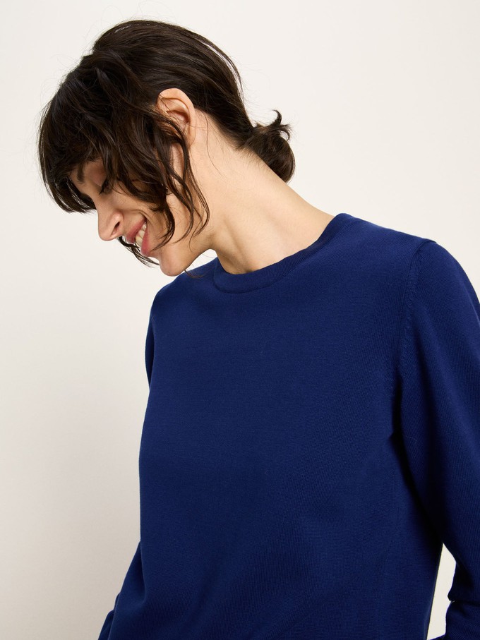 Round neck sweater (GOTS) from LANIUS