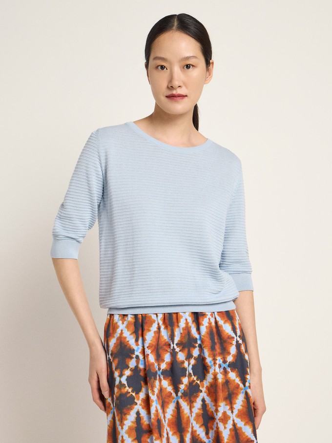 short-sleeved sweater (GOTS) from LANIUS