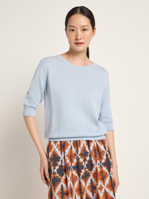 short-sleeved sweater (GOTS) from LANIUS