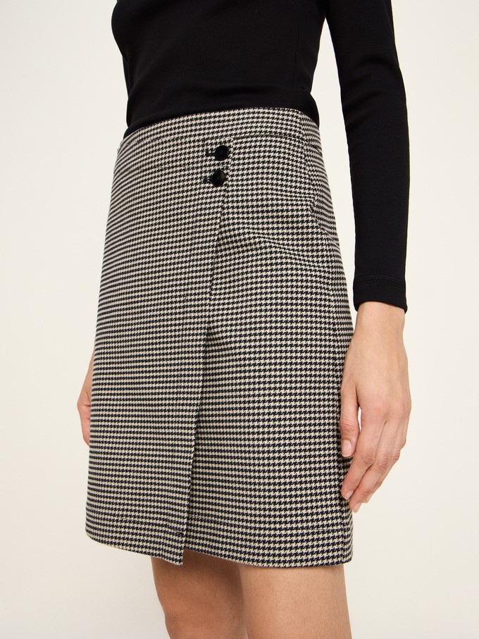 Houndstooth skirt (GOTS) from LANIUS