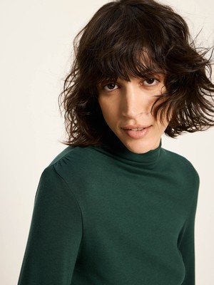 Shirt with stand-up collar from LANIUS