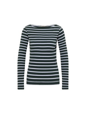 Boat neck shirt with stripes (GOTS) from LANIUS