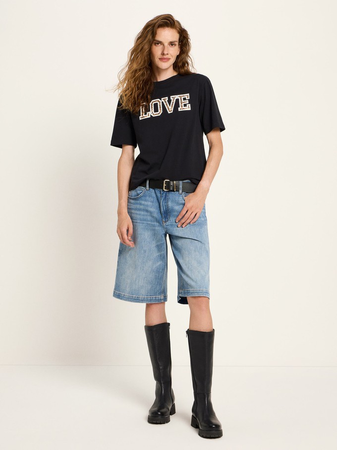 Statement shirt LOVE (GOTS) from LANIUS