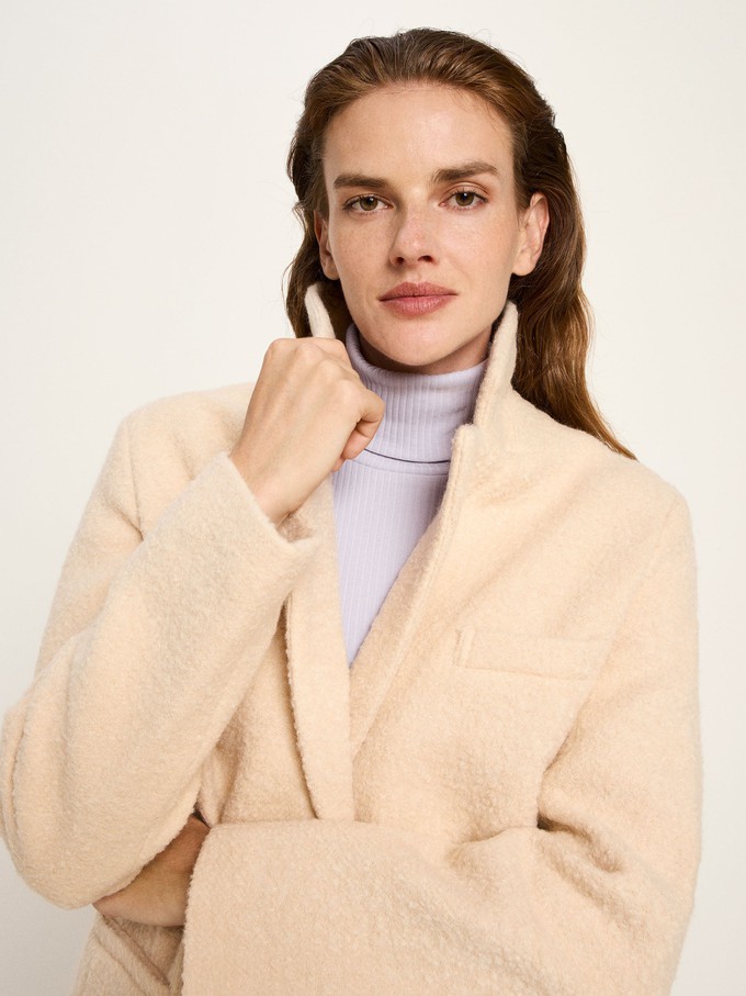 Boucle blazer coat (GOTS) from LANIUS