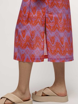 Maxi dress print Wild Waves (GOTS) from LANIUS
