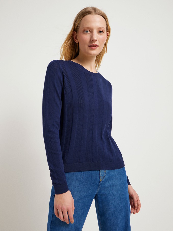 Wide rib sweater (GOTS) from LANIUS