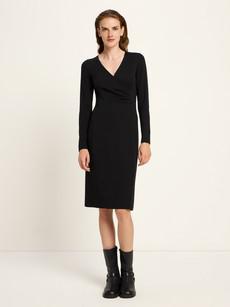 Wrap-effect dress via LANIUS