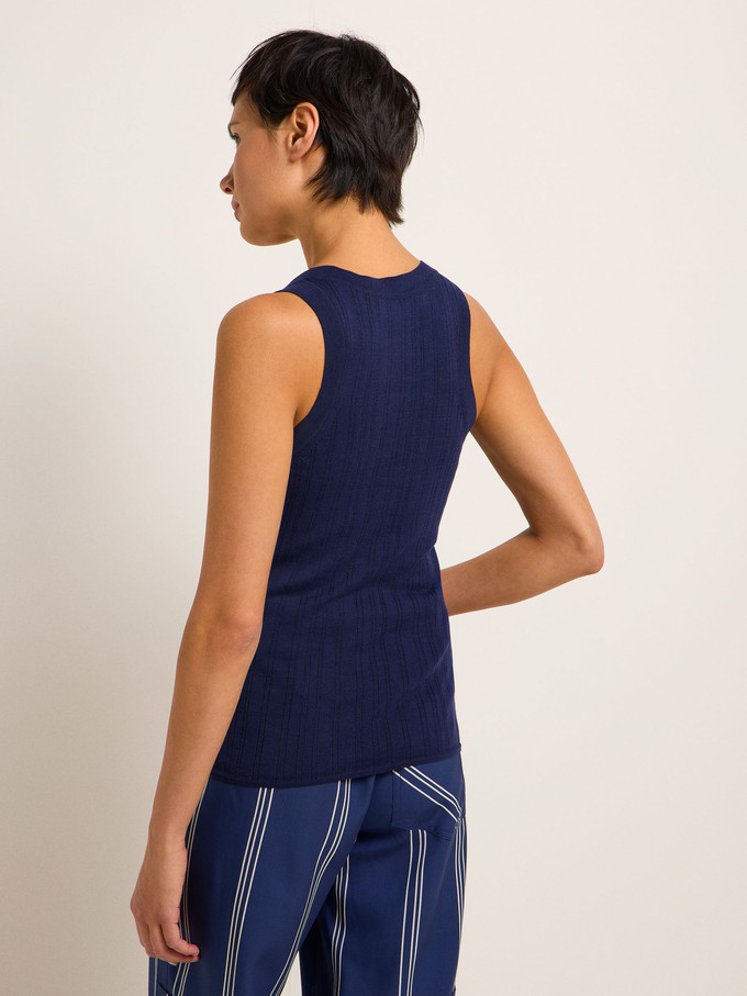 Rib knit top (GOTS) from LANIUS