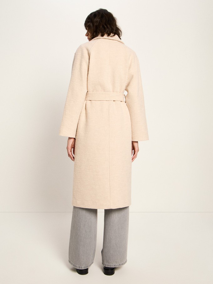 boiled wool coat with lapels (GOTS) from LANIUS