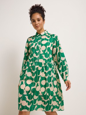 Shirt dress print graphic dots from LANIUS