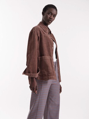 Corduroy shirt jacket from LANIUS