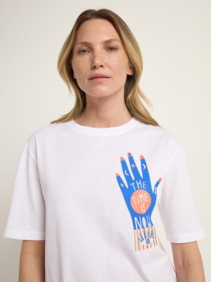 Statement shirt “The Time is now” (GOTS) from LANIUS