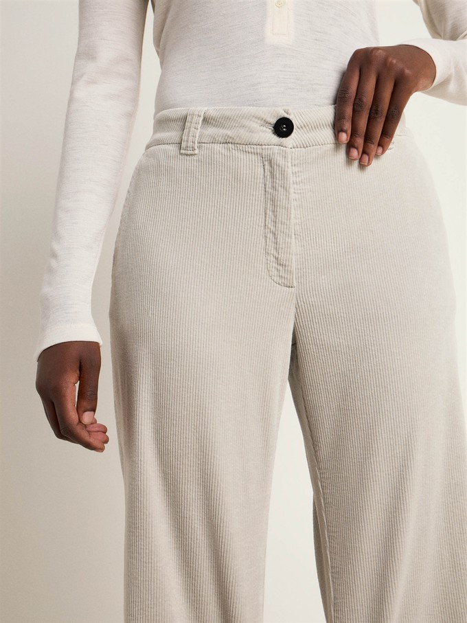 Corduroy Marlene trousers (GOTS) from LANIUS