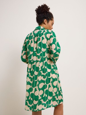 Shirt dress print graphic dots from LANIUS