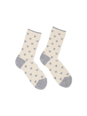 Socks with hearts (GOTS) from LANIUS