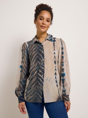 Silk blouse print Tabu from LANIUS