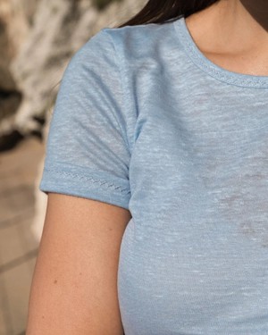 Linen T-shirt from Lavender Hill Clothing