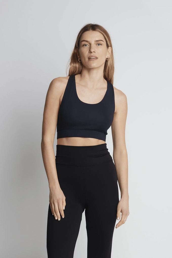 Black Micro Modal Bralette from Lavender Hill Clothing