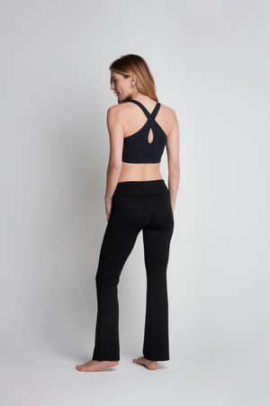 Flared Micro Modal Pilates Trousers from Lavender Hill Clothing