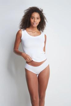 Sleeveless Micro Modal Vest Top via Lavender Hill Clothing
