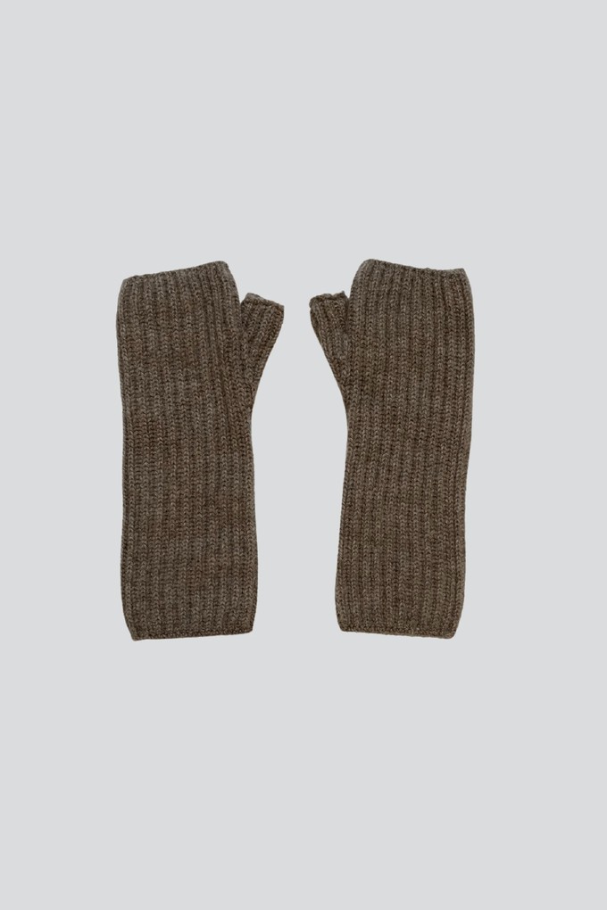 Ribbed Cashmere Wristwarmers from Lavender Hill Clothing