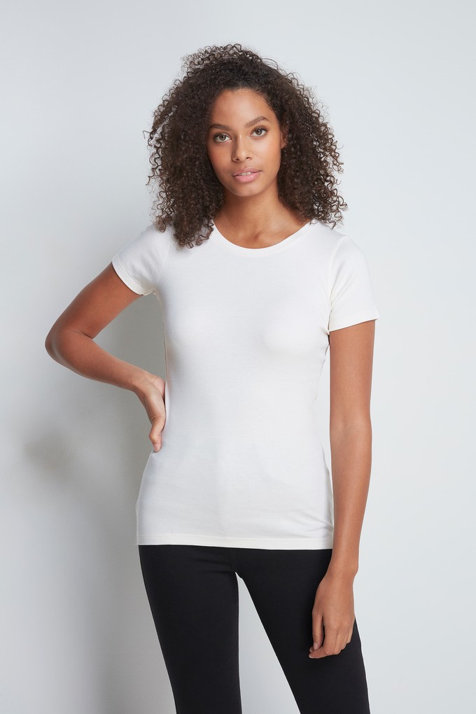 Short Sleeve Crew Neck Cotton Modal Blend T-shirt Bundle from Lavender Hill Clothing