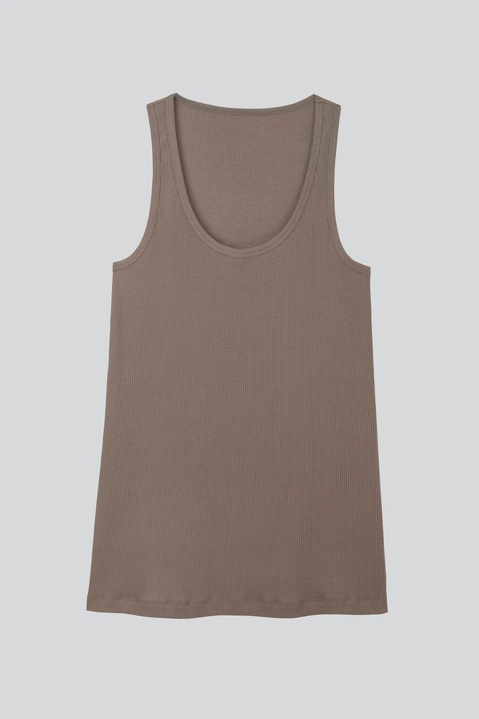 Organic Cotton Scoop Neck Tank Top from Lavender Hill Clothing