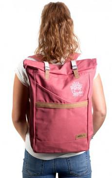 Life-Tree Fairtrade Backpack Dusky Pink via Life-Tree