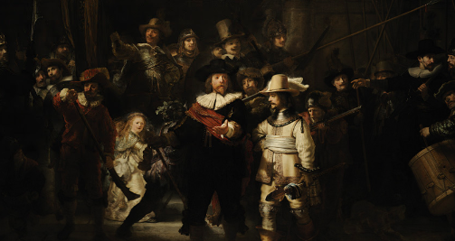 Kara sneaker Rembrandt Nachtwacht from LINKKENS