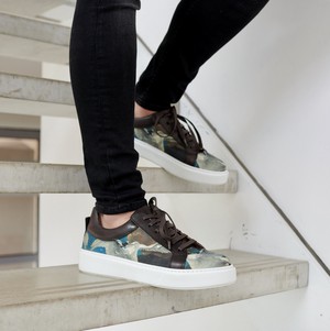 Falco sneaker Swan Asselijn leather from LINKKENS