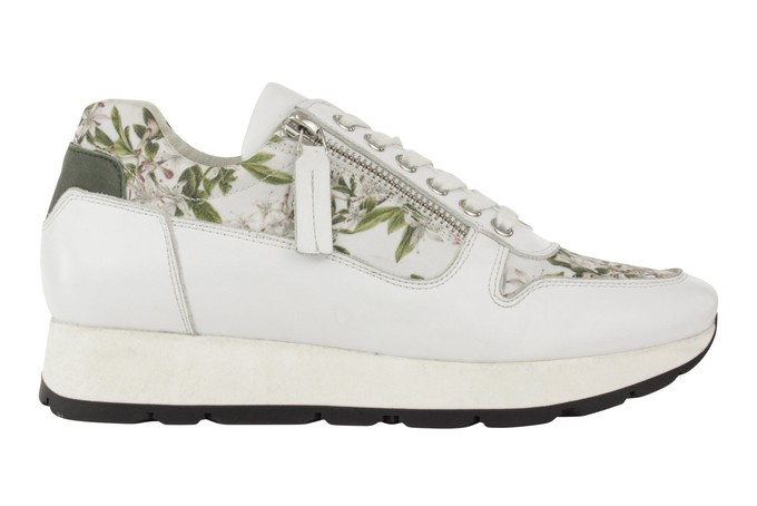 Kara Art sneaker Tak van Bloeiende Azalea wit from LINKKENS