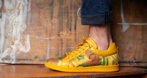 Boyd sneaker Sunflower Vincent van Gogh gele zool from LINKKENS
