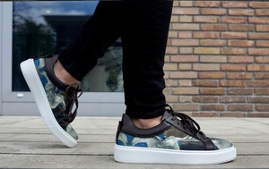 Falco sneaker Swan Asselijn leather from LINKKENS